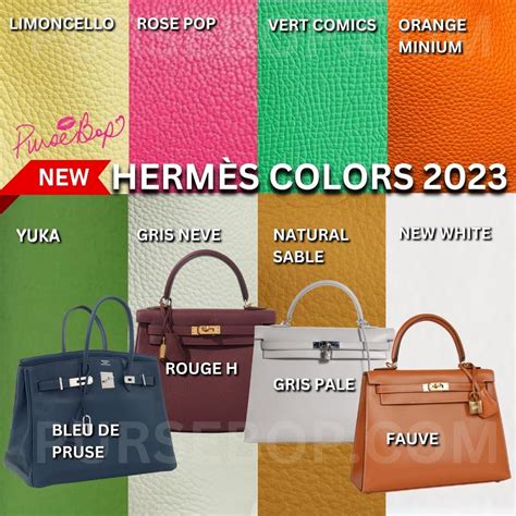 hermes kelly color chart|best Hermes color for investment.